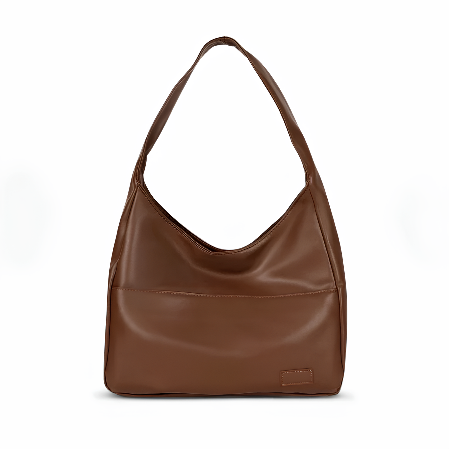 MEYA - Grand Sac à Main Tendance en Cuir Rouge